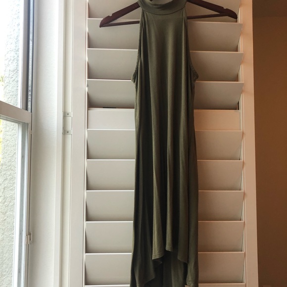 Olive green dress - Picture 1 of 2
